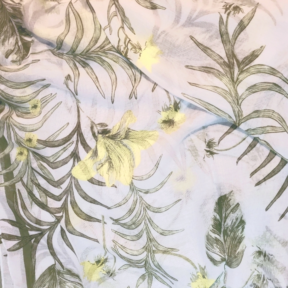 Floral Print Scarf